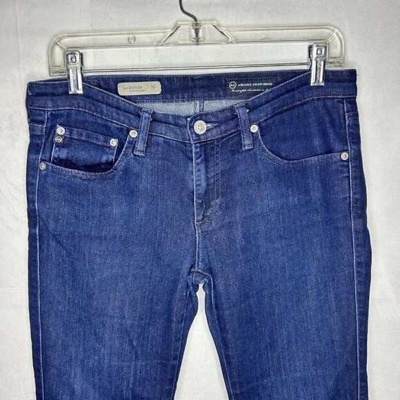 AG Adriano Goldschmied Jeans Stevie Slim Straight Low-Rise Size 29R (29x28) - Picture 2 of 9